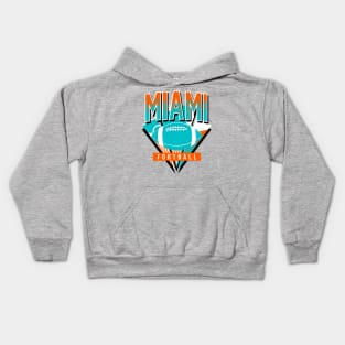 Miami Football Retro Gameday Kids Hoodie